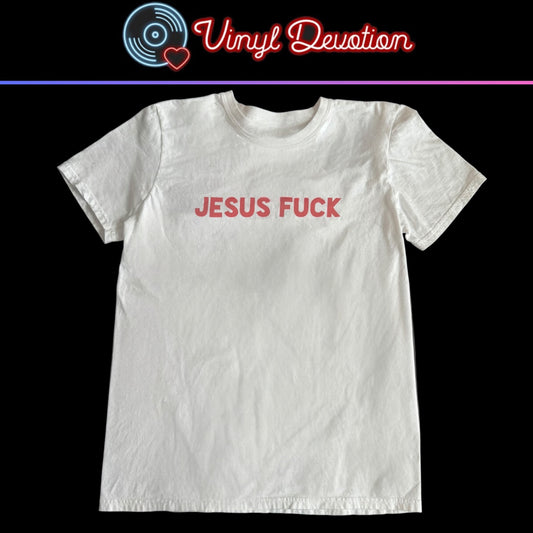 The Jesus And Mary Chain Band Jesus Fuck White T-Shirt Size S