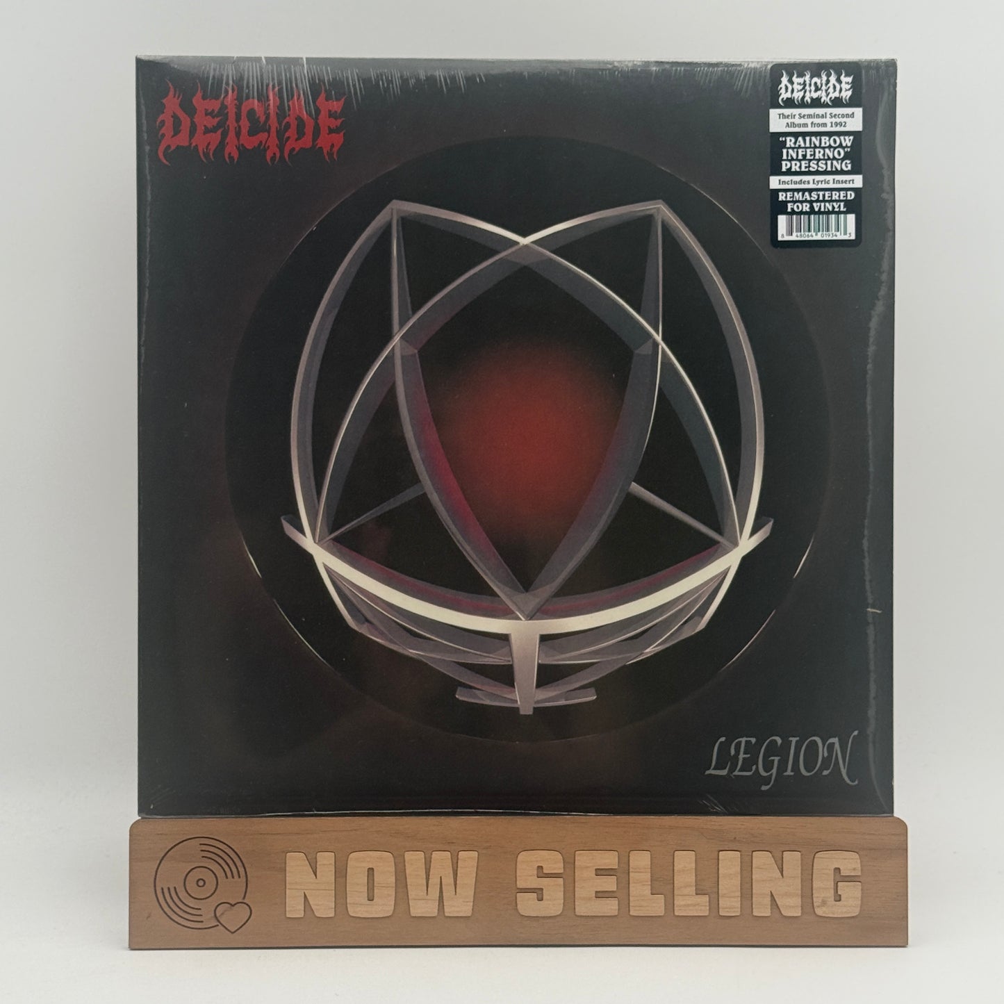 Deicide - Legion Vinyl LP Reissue Black Translucent w/ Rainbow Marble SEALED