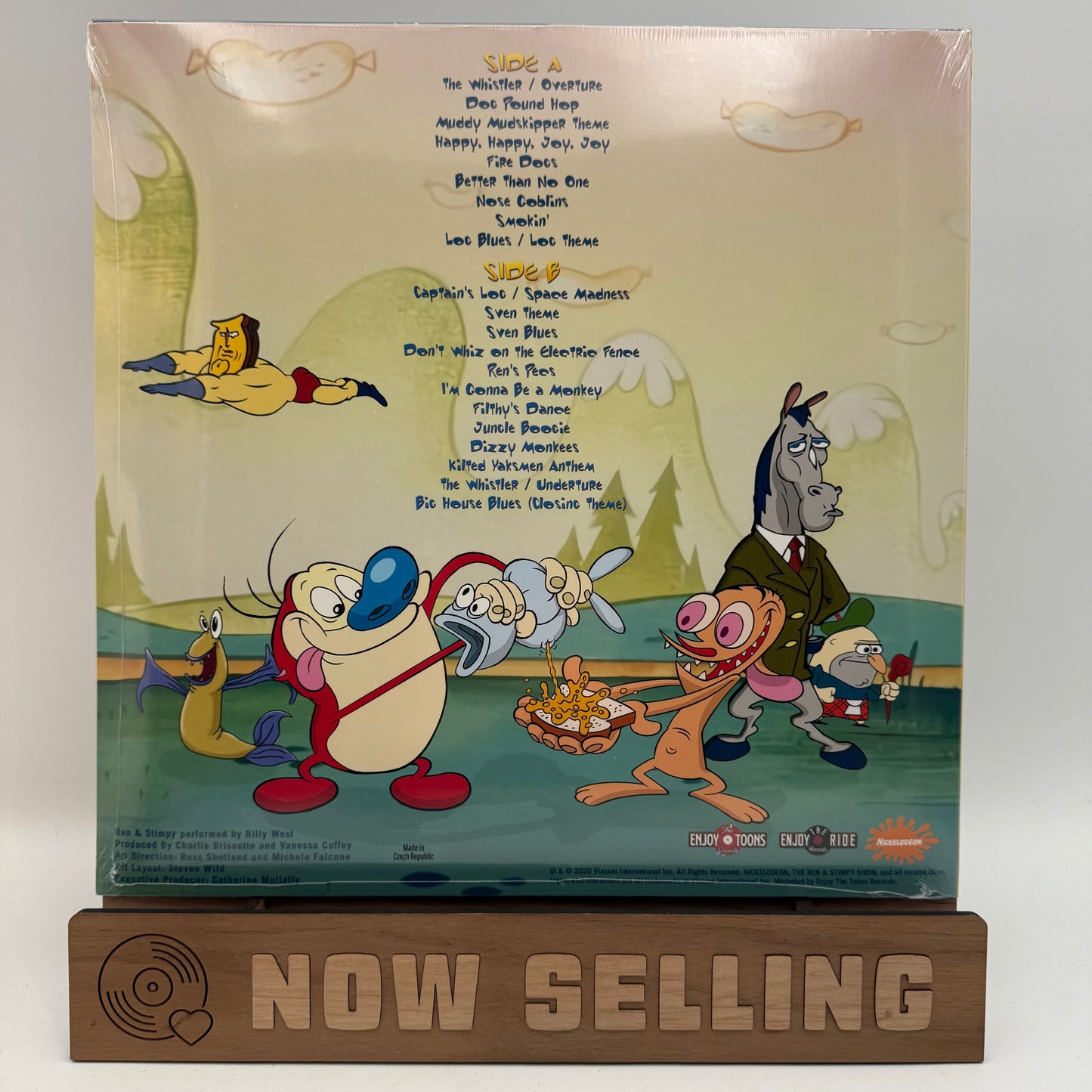 Ren & Stimpy - You Eediot! Soundtrack Vinyl LP Laguna Eco Mix SEALED