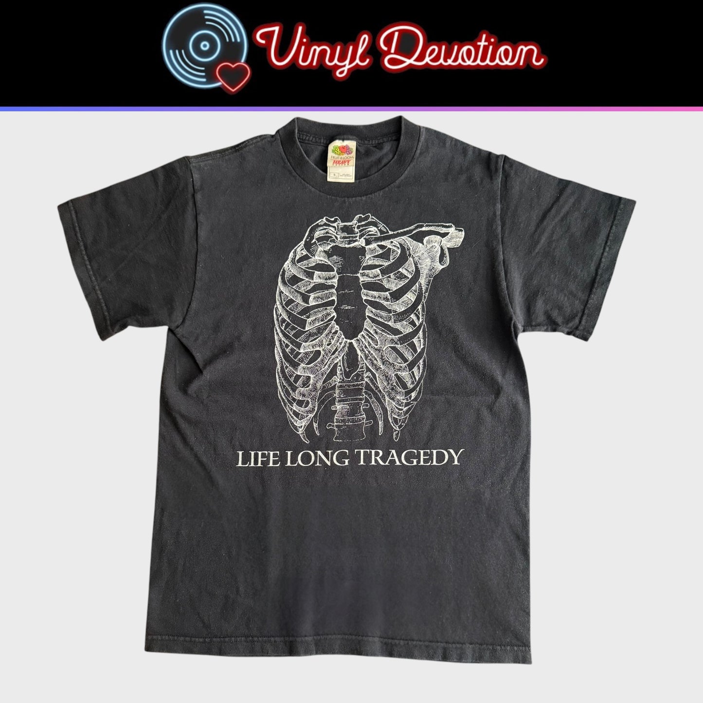 Life Long Tragedy Band Rib Cage Vintage T-Shirt Size S