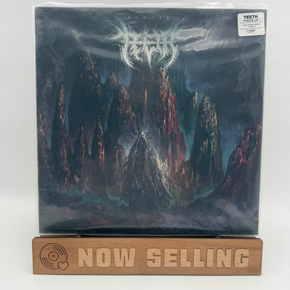 Teeth Band - Finite Vinyl LP Cloudy Green Graf Orlock Dangers Tlazcaltiliztli Our Place Of Worship Is Silence