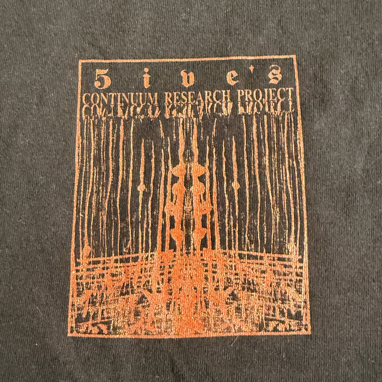 5ive's Continuum Research Project Band Vintage T-Shirt Size M Palms Gozu ISIS The Band