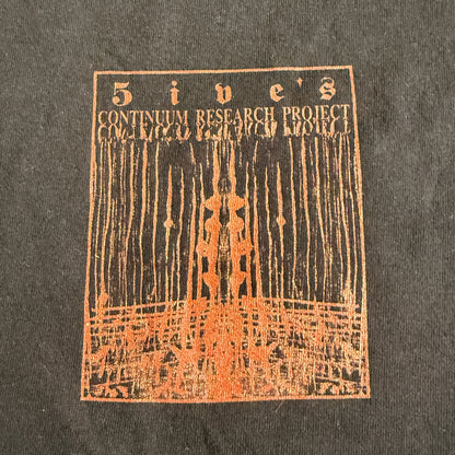 5ive's Continuum Research Project Band Vintage T-Shirt Size M Palms Gozu ISIS The Band