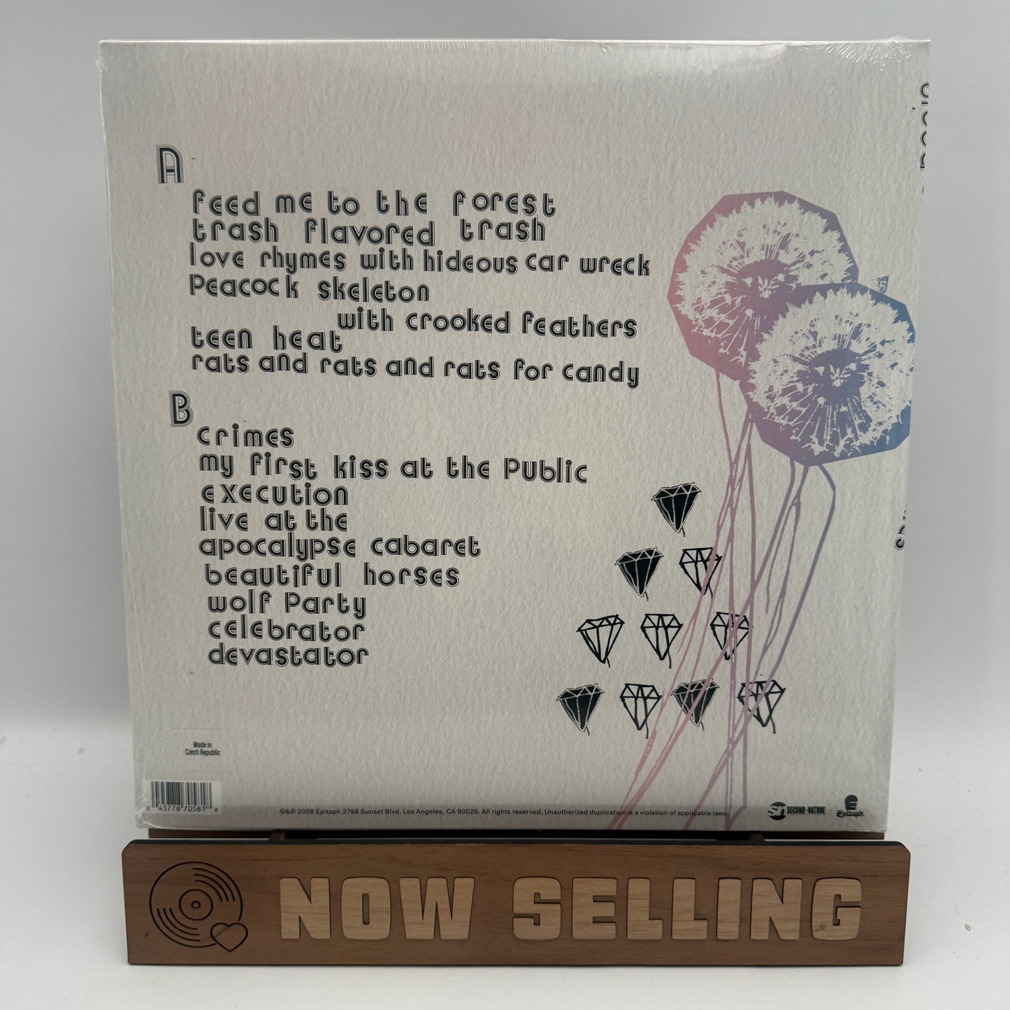 The Blood Brothers - Crimes Vinyl LP Reissue White SEALED