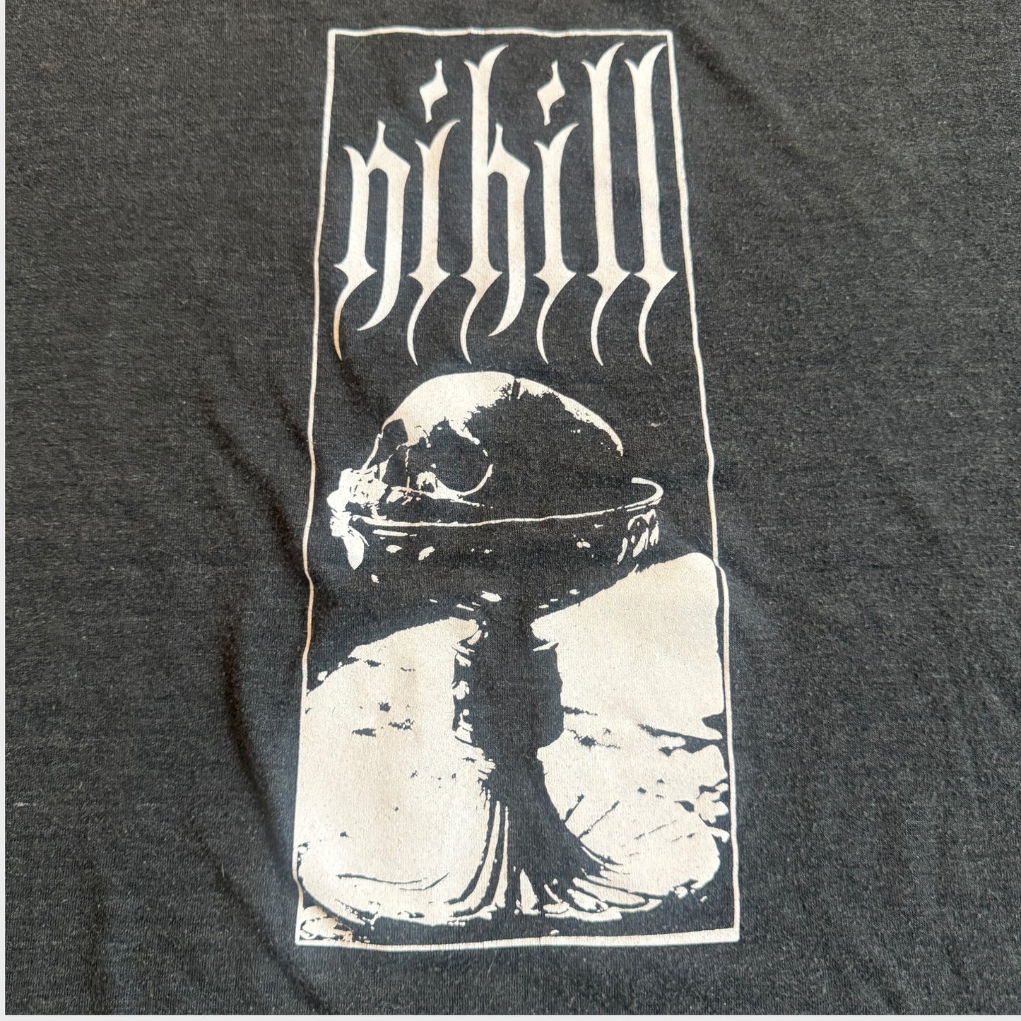 Nihill Band Verdonkermaan Dark Gray T-Shirt Size L Krach Grond