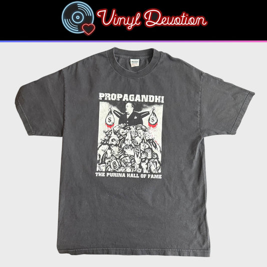 Propagandhi Band The Purina Hall Of Fame Vintage T-Shirt Size L