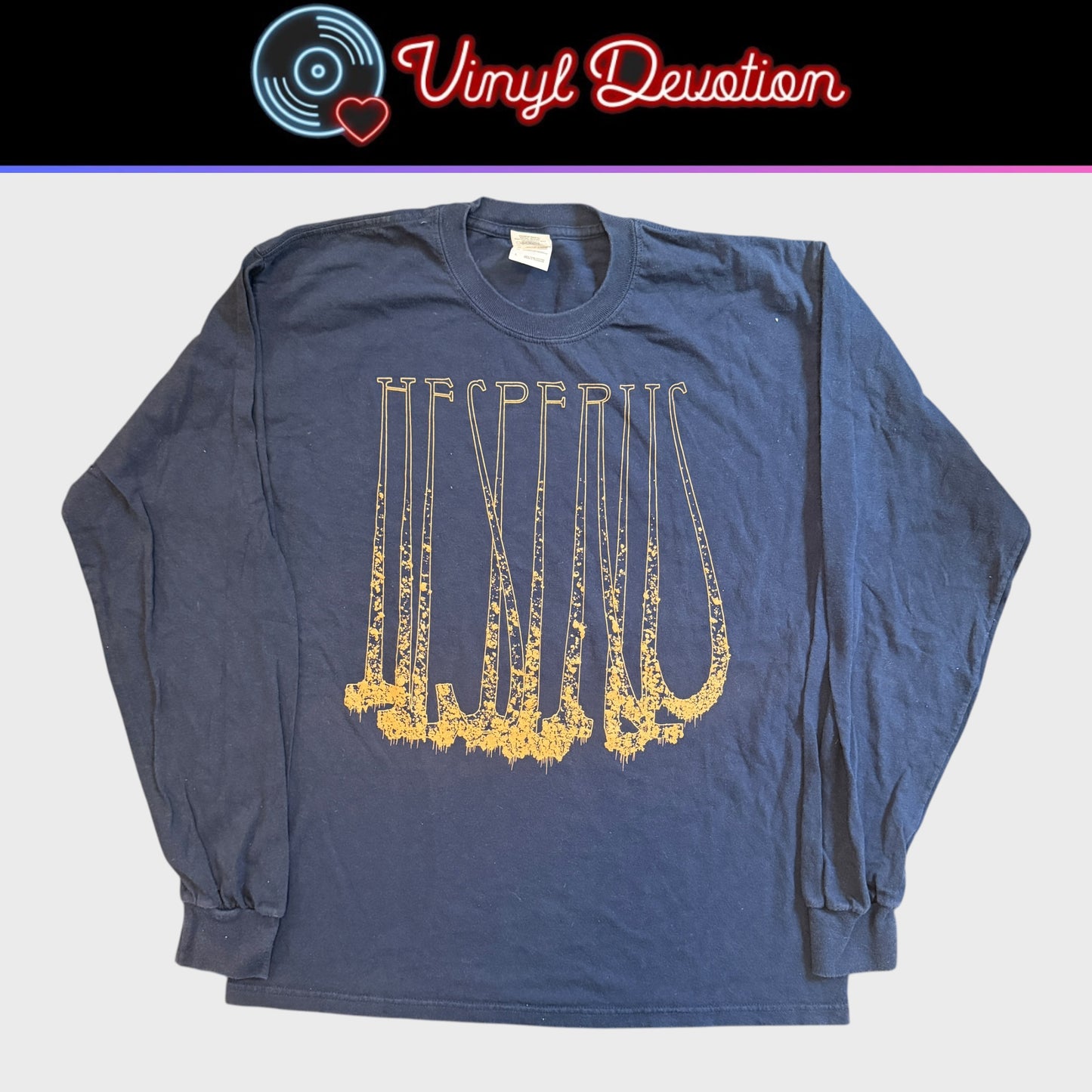 5ive Band Hesperus Blue Long Sleeve T-Shirt Size L WarHorse Isis The Band Red Sparowes Palms