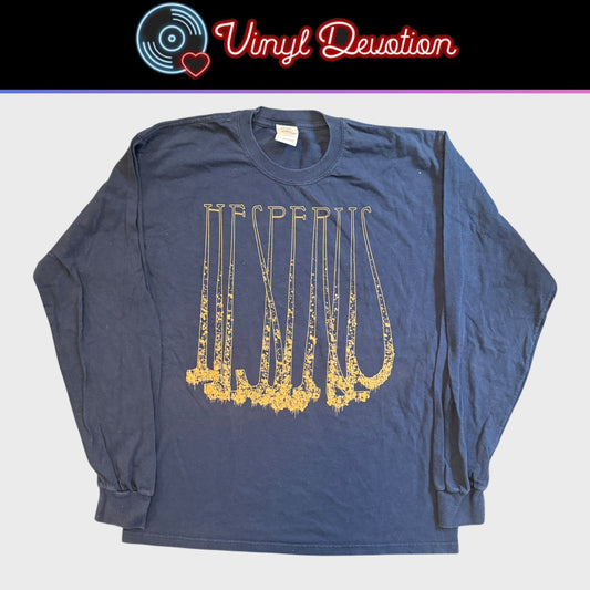 5ive Band Hesperus Blue Long Sleeve T-Shirt Size L WarHorse Isis The Band Red Sparowes Palms
