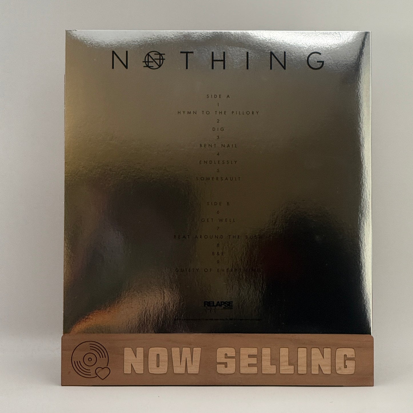 Nothing - 10 Years Of Guilty Of Everything Vinyl LP Reissue Metallic Silver
