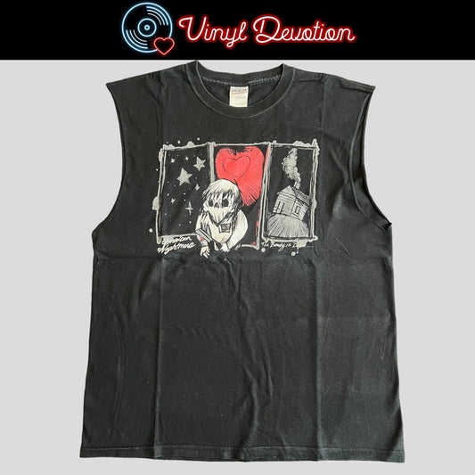 American Nightmare Band The Beauty Is Dead Vintage T-Shirt Size L Cut Sleeves