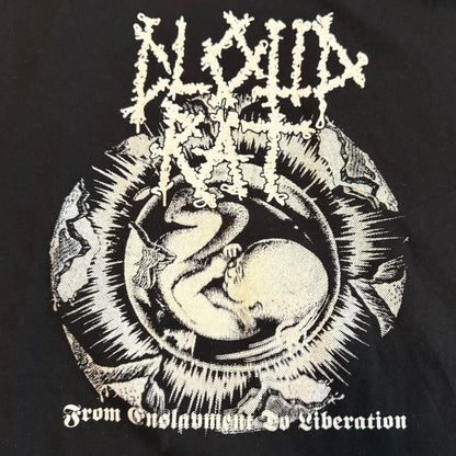 Cloud Rat Grindcore Band From Enslavement To Liberation T-Shirt Size L