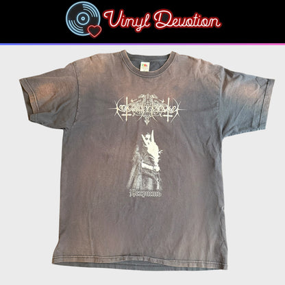 Nokturnal Mortum Band Nechrist Vintage T-Shirt Size XL Hexpucmb Нехристь