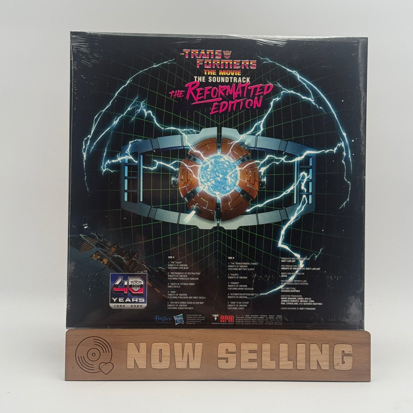 The Transformers: The Movie: The Soundtrack: Reformatted Edition Vinyl LP Pink SEALED