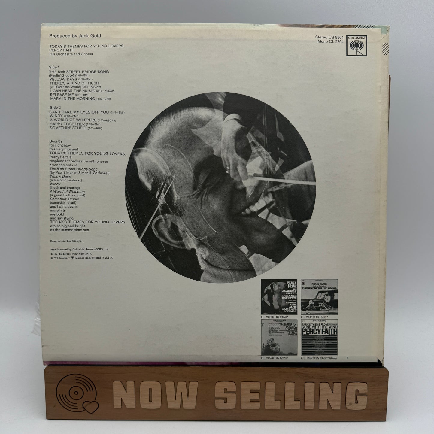 Percy Faith 7 Vinyl Lot - Greatest Hits, Broadway Bouquet, Born Free, Themes for Young Lovers, Younger than Spring, etc