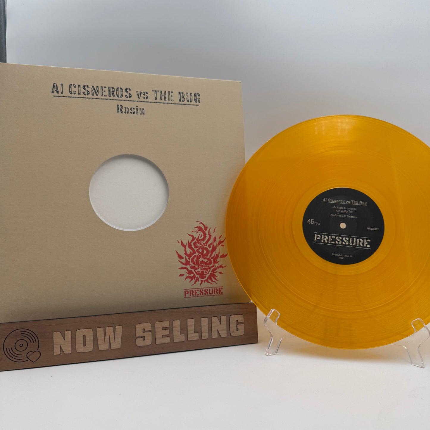 Al Cisneros vs. The Bug - Rosin Vinyl EP Amber Sleep OM