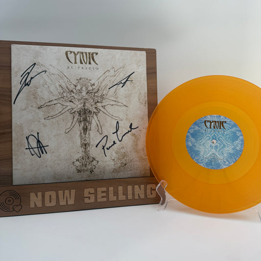 Cynic - Re-Traced Vinyl EP 10" Orange SIGNED Original 1st Press