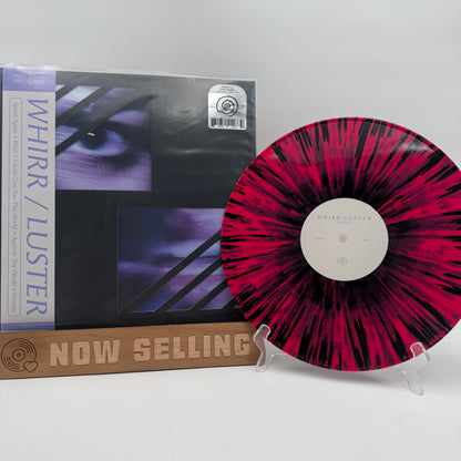 Whirr / Luster - Whirr & Luster Split Vinyl Magenta w/ Black Splatter