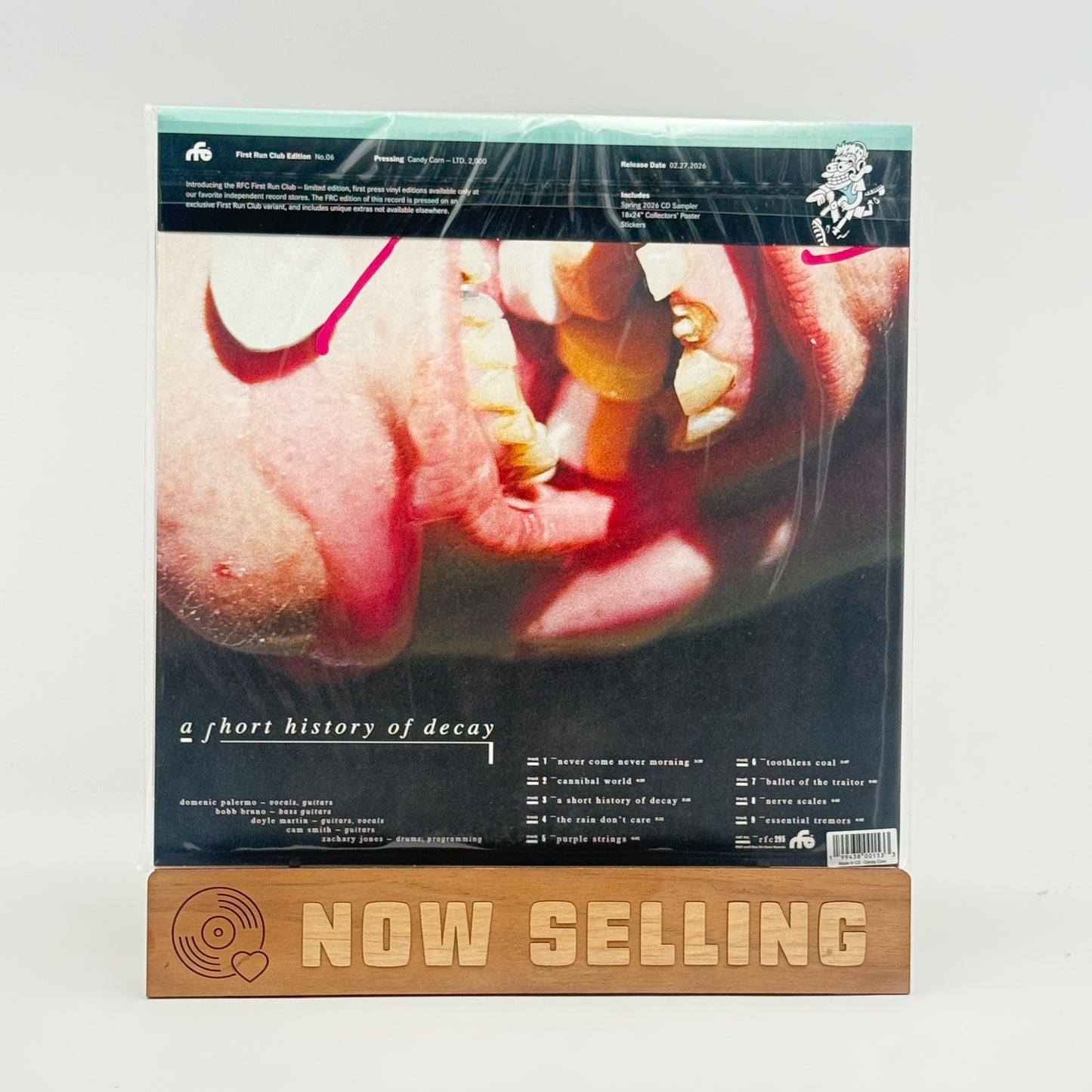 Nothing - A Short History Of Decay Vinyl LP Candy Corn First Run Club Edition