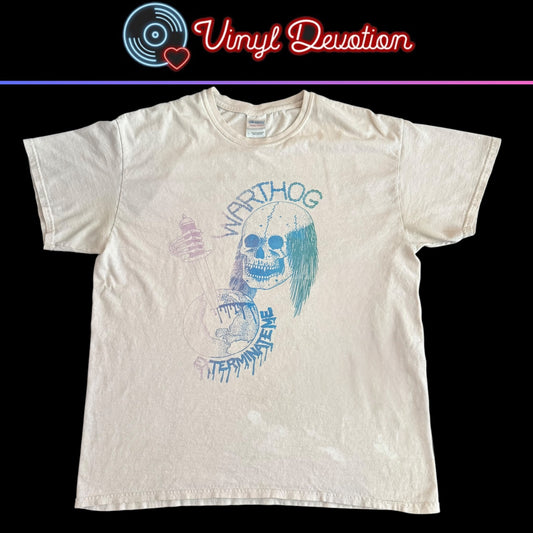 Warthog Band Exterminate Me Tan T-Shirt Size L