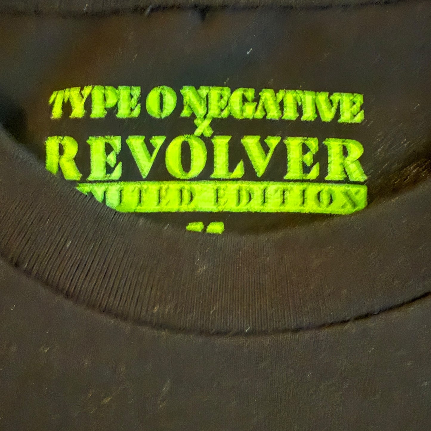 Type O Negative Band Limited Edition Revolver T-Shirt Size M Numbered