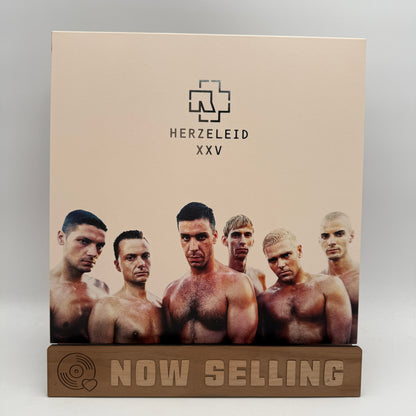 Rammstein - Herzeleid XXV Vinyl LP Reissue Blue & Black Splatter