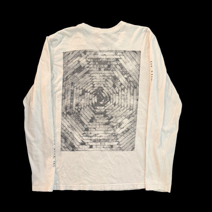 Prurient Band In the Ashes of Science We Fall Long Sleeve White T-Shirt Size L Vatican Shadow Cold Cave