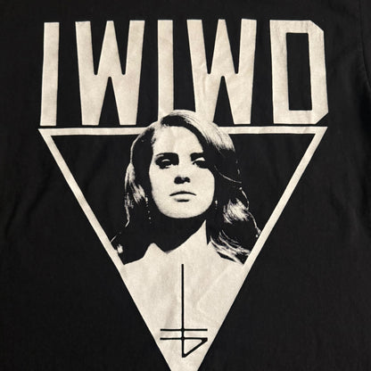 The Banner Hardcore Band Lana Del Rey - Frailty - IWIWD T-Shirt Size M