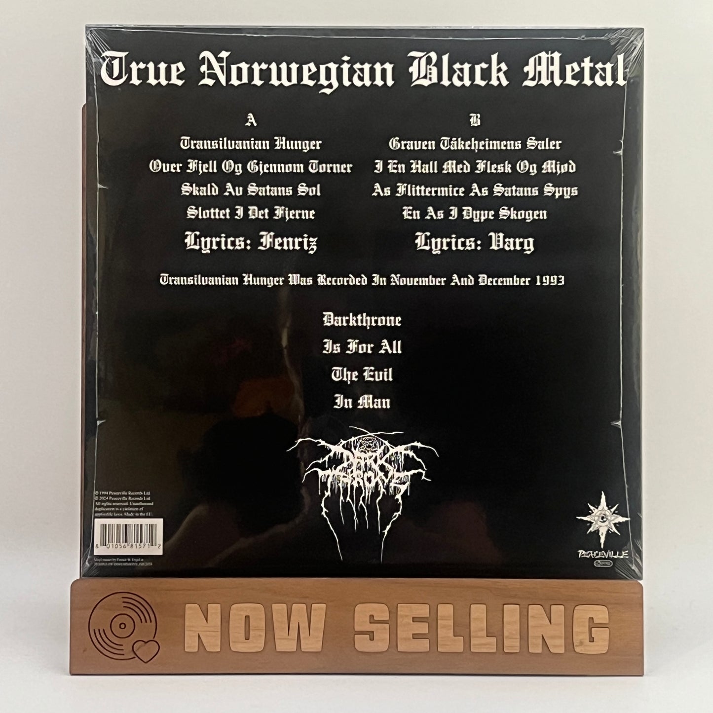 Darkthrone - Transilvanian Hunger Vinyl LP Black & White Corona SEALED