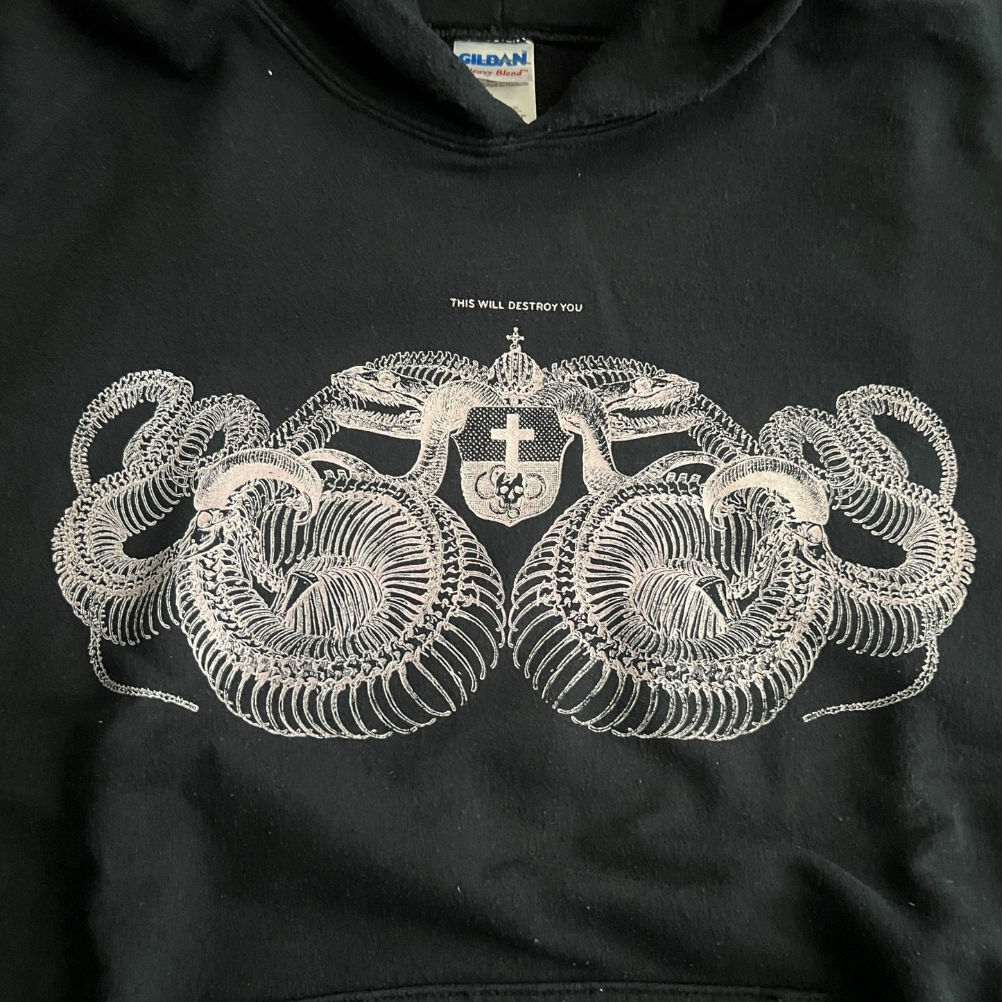 This Will Destroy You Band 2013 Snakes Pullover Hoodie Size L