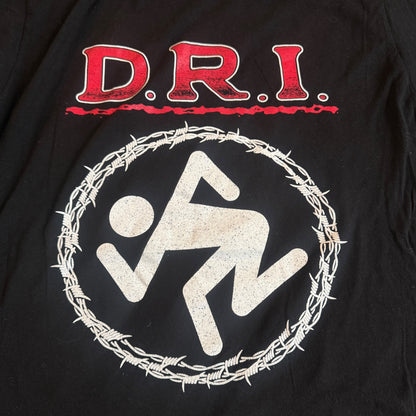 D.R.I. Dirty Rotten Imbeciles Band World Tour 2018 T-Shirt Size L