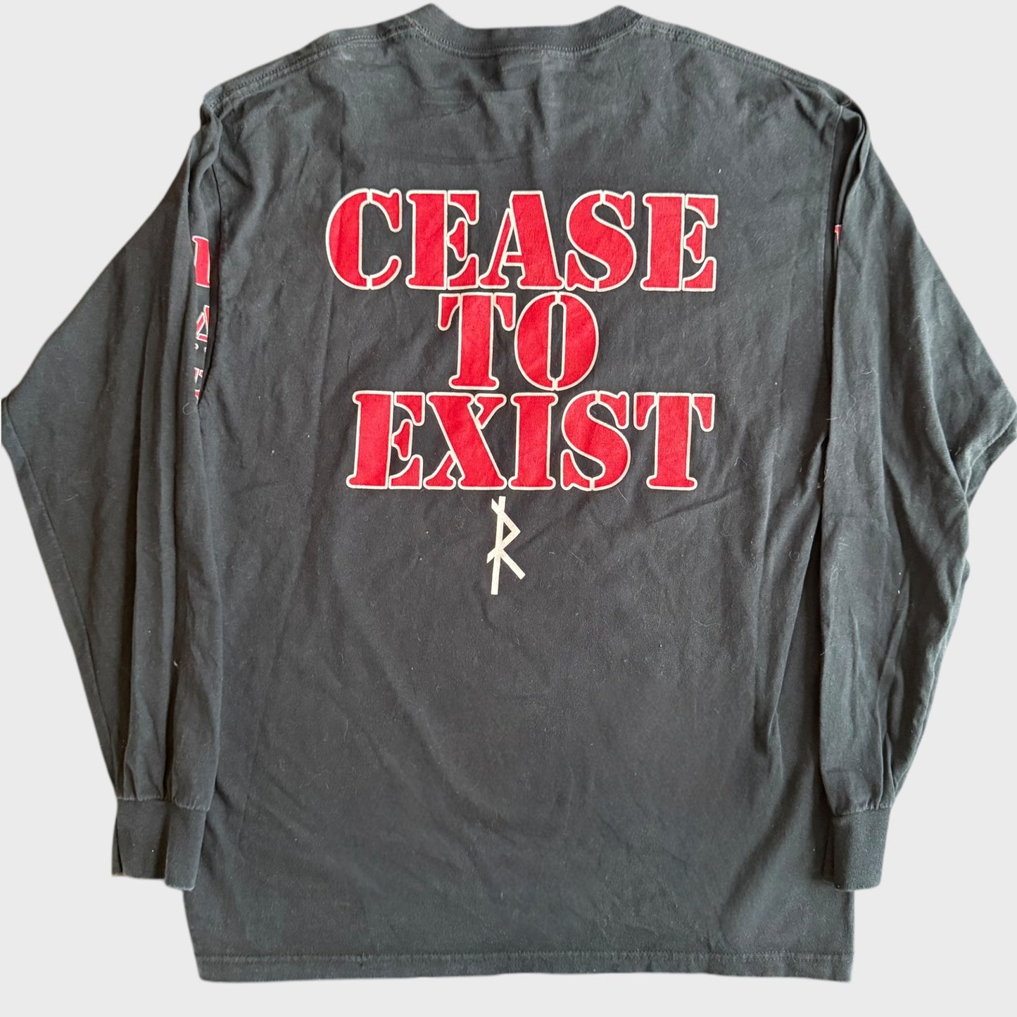 Forfeit Hardcore Band Cease To Exist Long Sleeve T-Shirt Size XL Reaper Records Terror