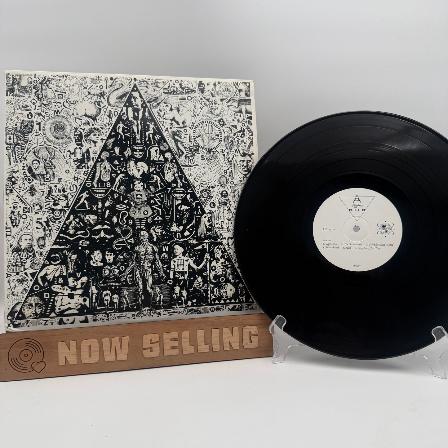Pigface - Gub Vinyl LP Original 1st Press INV 009 Trent Reznor Nine Inch Nails Steve Albini