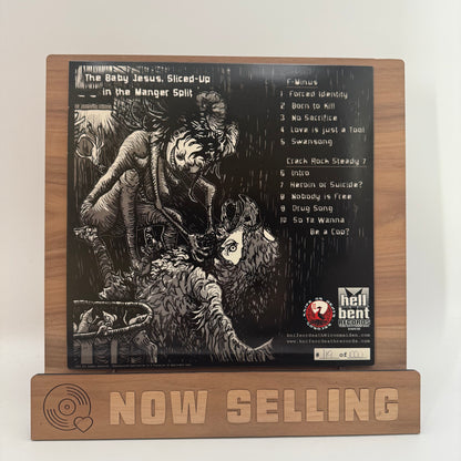 F-Minus / Crack Rock Steady Seven – Baby Jesus Sliced Up In The Manger Vinyl 10" Red Leftover Crack Choking Victim