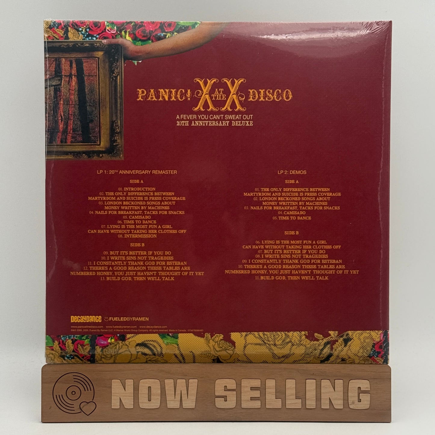 Panic! At The Disco - A Fever You Can't Sweat Out Vinyl LP Reissue Red Apple SEALED