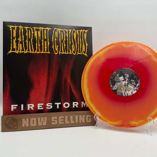 Earth Crisis - Firestorm Vinyl EP Fire Red Orange Yellow Merge