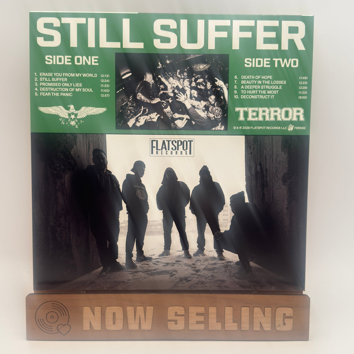 Terror Band - Still Suffer Vinyl LP Laguna Eco Blue