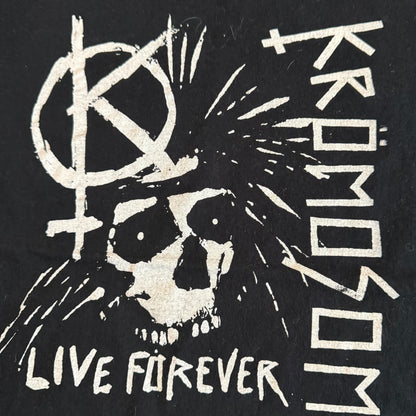 Krömosom Band Live Forever T-Shirt Size XL Kromosom