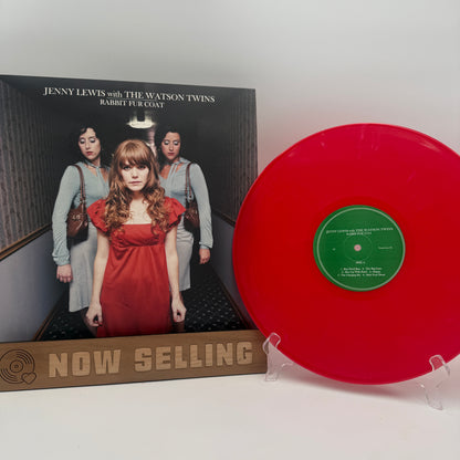 Jenny Lewis with The Watson Twins - Rabbit Fur Coat Vinyl LP Reissue Red White Swirl