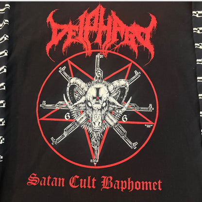 Deiphago Band Satan Cult Baphomet Long Sleeve T-Shirt Size M
