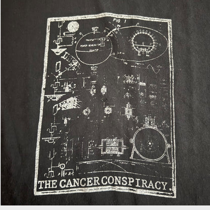 The Cancer Conspiracy Band Vintage T-Shirt Size M Drowningman Deleted Arrows