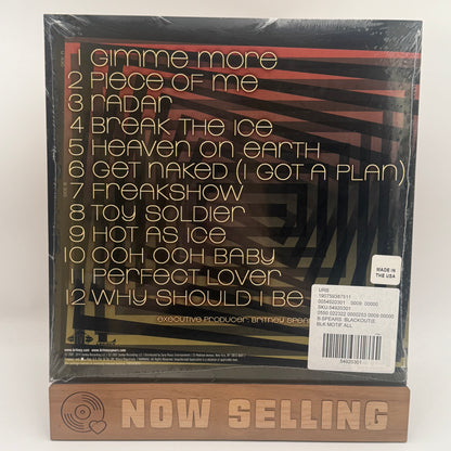 Britney Spears - Blackout Vinyl LP White Black Swirl SEALED UO Exclusive