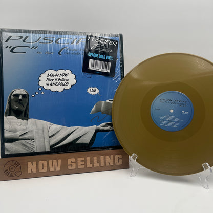 Puscifer - C Is For Vinyl EP Gold Signed By Carina and Mat!