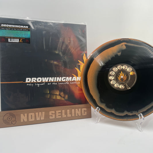 Drowningman - Busy Signal at the Suicide Hotline Vinyl LP Black and Orange Smash