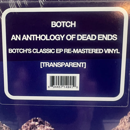 Botch - An Anthology Of Dead Ends Vinyl LP Reissue Transparent SEALED