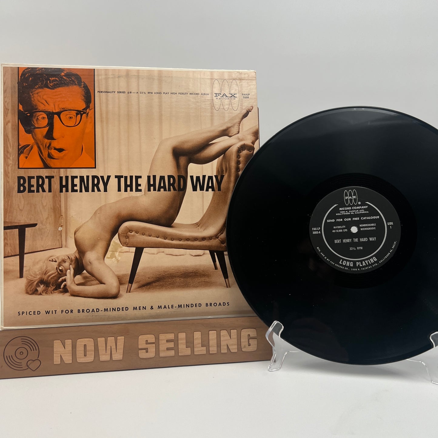 Bert Henry - The Hard Way Vinyl LP Mono Cheesecake
