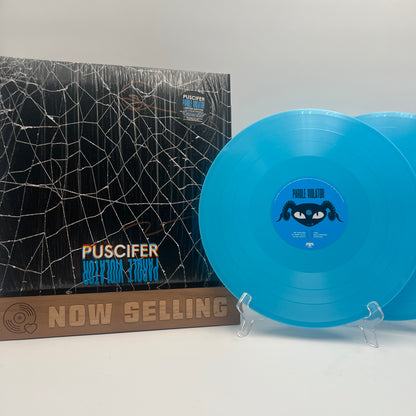 Puscifer - Parole Violator Vinyl LP Blue Opaque Signed by Carina and Mat!