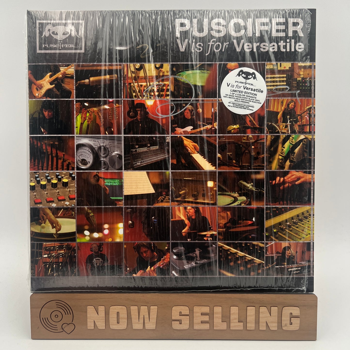Puscifer - V Is For Versatile Vinyl LP Black Transparent Signed By Carina and Mat!