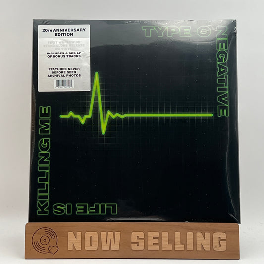 Type O Negative - Life Is Killing Me Vinyl LP Reissue Green / Black SEALED