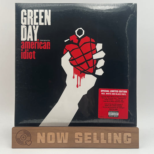 Green Day - American Idiot Vinyl LP Red / Black & White / Black Swirl SEALED Record Store Day