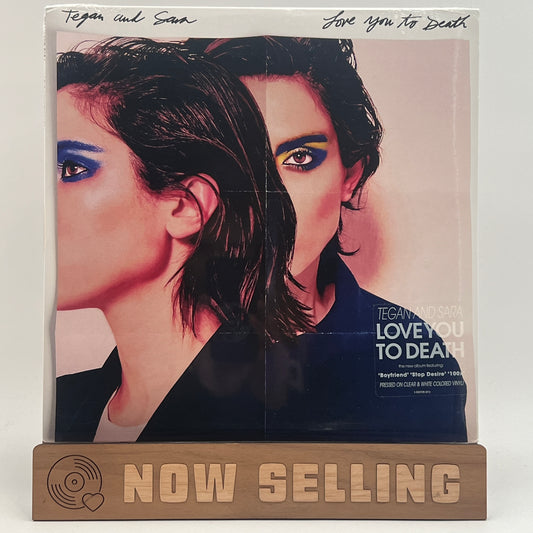 Tegan and Sara - Love You To Death Vinyl LP Clear w/ White Marble SEALED